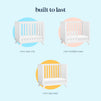 M22598W,DaVinci,Otto 3-in-1 Convertible Mini Crib with 4 Mattress in White