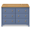 M27226CVBHY,DaVinci,Shea 6-Drawer Dresser in Cove Blue and Honey