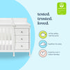 M5582W,DaVinci,Kalani 4-in-1 Convertible Crib & Changer in White