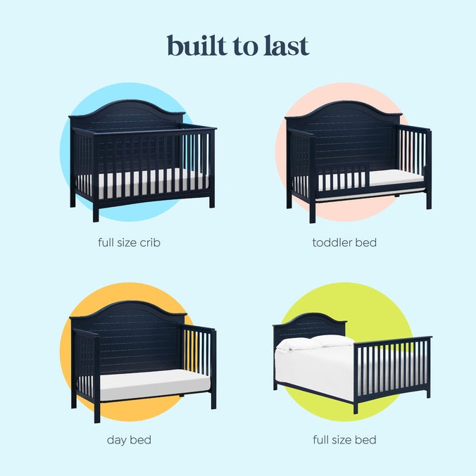 F16901V,Carter's,Nolan 4-in-1 Convertible Crib in Navy