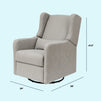F19587PFTGRY,Carter's,Arlo Recliner and Swivel Glider in Performance Grey Linen