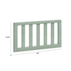 M12599LS,The MDB Family,Toddler Bed Conversion Kit in Light Sage