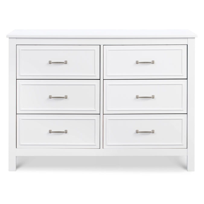 M12826W,DaVinci,Charlie 6-Drawer Double Dresser in White
