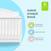 M20101W,DaVinci,Emmett 4-in-1 Convertible Crib in White