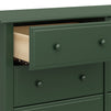 M5966FRGR,DaVinci,Jayden 6-Drawer Double Wide Dresser in Forest Green
