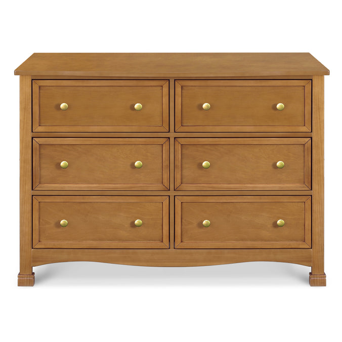 M5529CT,DaVinci,Kalani 6-Drawer Double Wide Dresser in Chestnut Finish