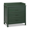 M12823FRGR,DaVinci,Charlie 3-Drawer Dresser in Forest Green