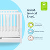 F11951W,Carter's,Colby 4-in-1 Convertible Crib w/ Trundle Drawer in White
