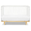 W4901WN,DaVinci,Marley 3-In-1 Convertible Crib in White Finish and Natural Legs