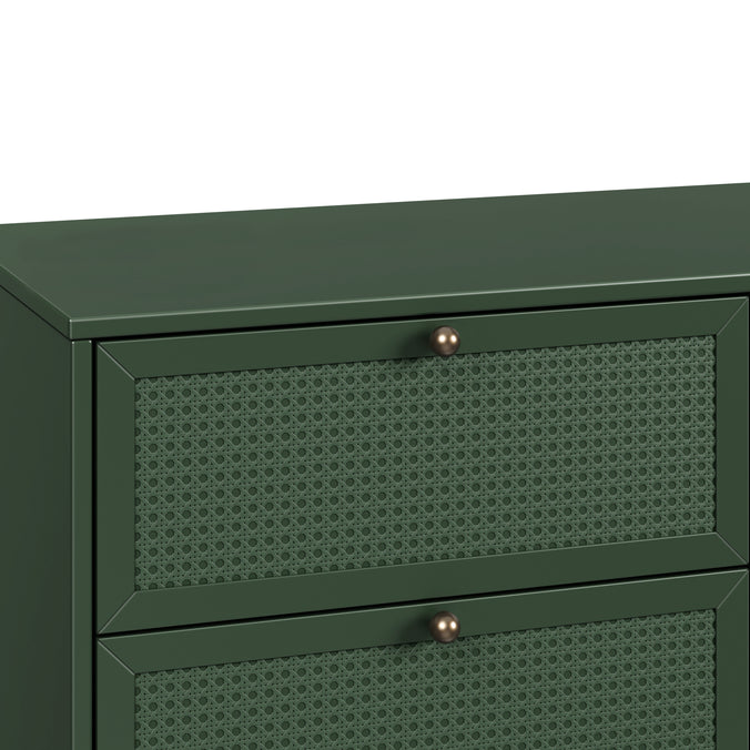 M24926FRGR,DaVinci,Margot 6-Drawer Dresser in Forest Green
