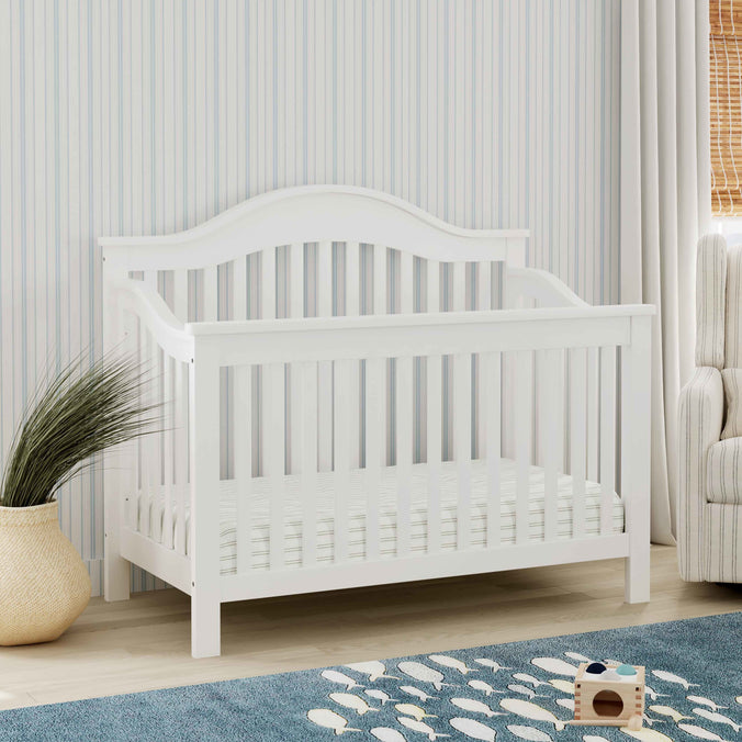 M5981W,DaVinci,Jayden 4-in-1 Convertible Crib in White Finish