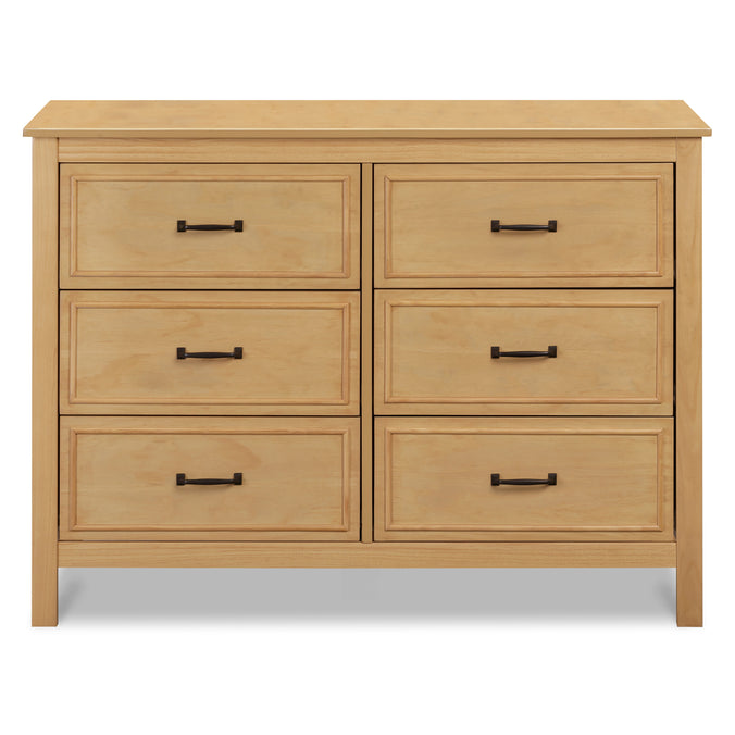 M12826HY,DaVinci,Charlie 6-Drawer Double Dresser in Honey