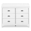 F16906W,Carter's,Nolan 6-Drawer Double Dresser in White