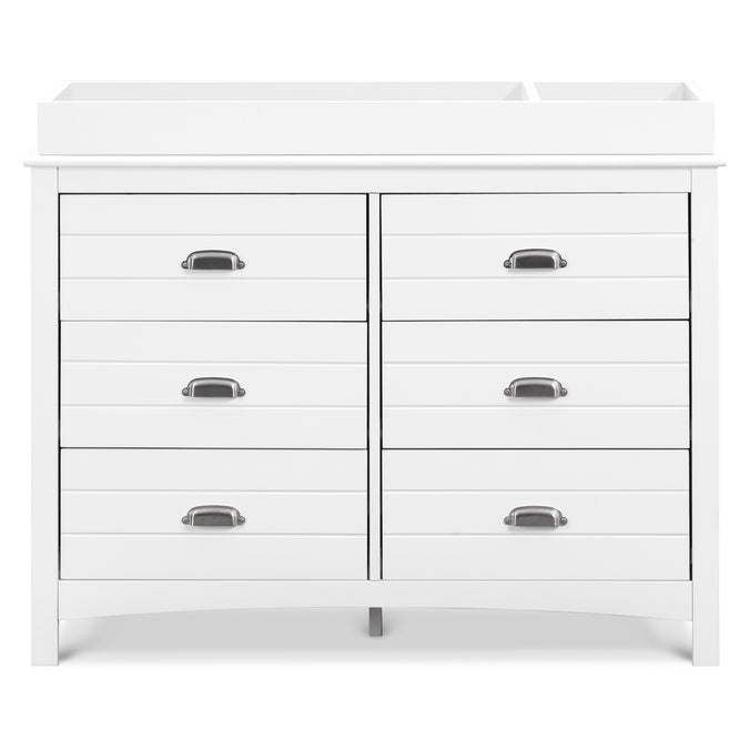 F16906W,Carter's,Nolan 6-Drawer Double Dresser in White