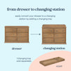 M4426HN,DaVinci,DaVinci Signature 6-Drawer Double Dresser in Hazelnut