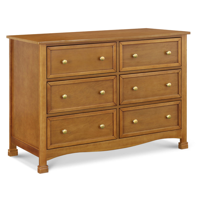 M5529CT,DaVinci,Kalani 6-Drawer Double Wide Dresser in Chestnut Finish