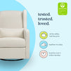 F19587WB,Carter's,Arlo Recliner and Swivel Glider in Ivory Boucle