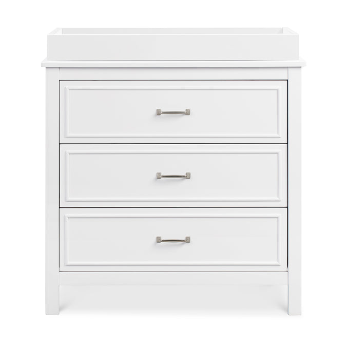 M12823W,DaVinci,Charlie 3-Drawer Dresser in White