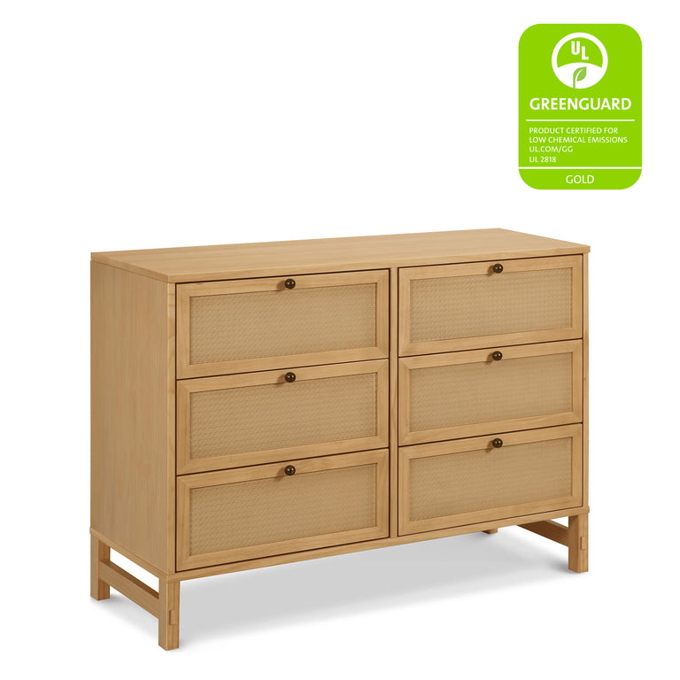 M24926HY,DaVinci,Margot 6-Drawer Dresser in Honey
