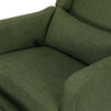 F19587PFGL,Carter's,Arlo Recliner and Swivel Glider in Performance Forest Green Linen