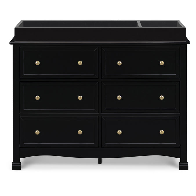 M5529E,DaVinci,Kalani 6-Drawer Double Wide Dresser in Ebony
