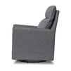 M19787SHG,DaVinci,Gabby Pillowback Swivel Glider in Shadow Grey