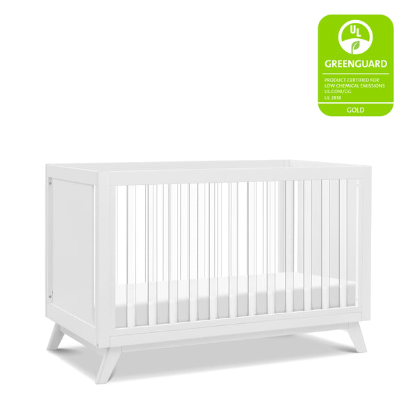 Otto 3-in-1 Convertible Crib White/Acrylic