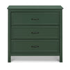 M12823FRGR,DaVinci,Charlie 3-Drawer Dresser in Forest Green