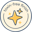 Image of badge icon of toxin-free