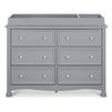 M5529G,DaVinci,Kalani 6-Drawer Double Wide Dresser in Grey Finish