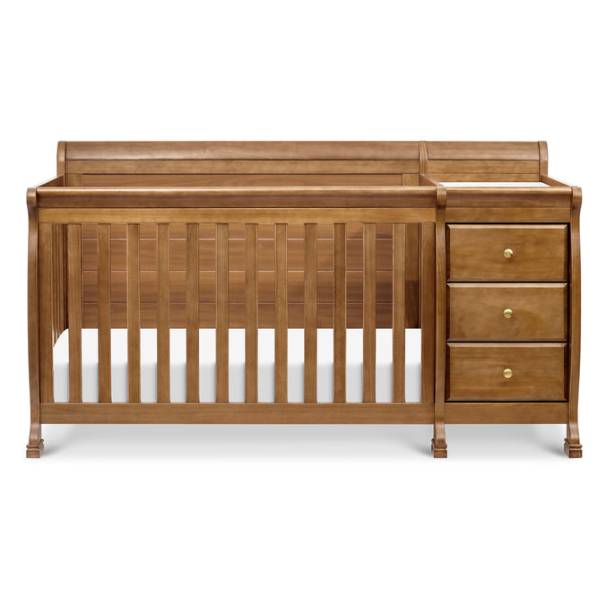 M5582CT,DaVinci,Kalani 4-in-1 Convertible Crib & Changer in Chestnut