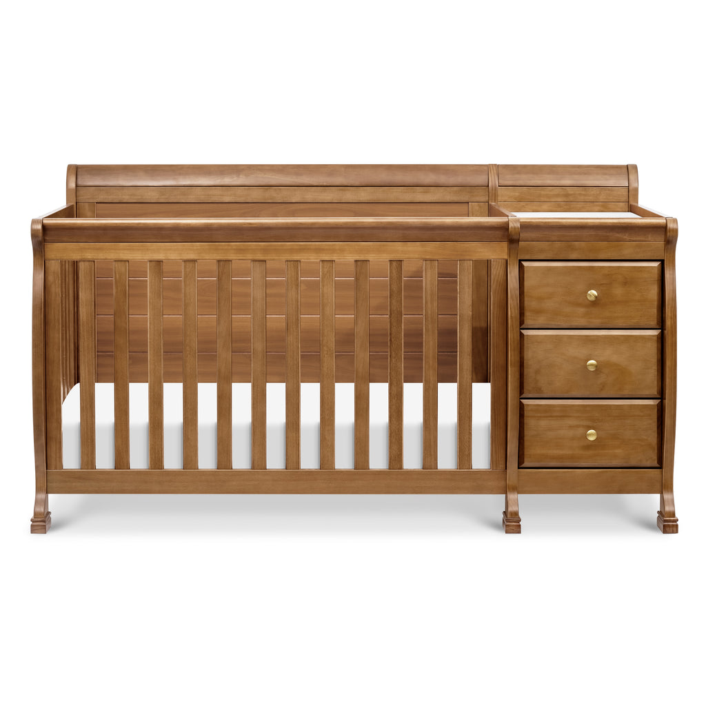 M5582CT,Kalani 4-in-1 Convertible Crib & Changer in Chestnut