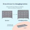 F16906G,Carter's,Nolan 6-Drawer Double Dresser in Grey