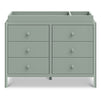 M25126LS,DaVinci,Birdie 6-Drawer Dresser in Light Sage