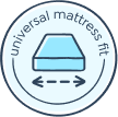 Image of badge icon universal-mattress