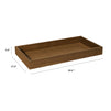 M0219L,The MDB Family,Universal Removable Changing Tray in Walnut