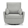 M24587FTG,DaVinci,Juno Swivel Glider in Frost Grey