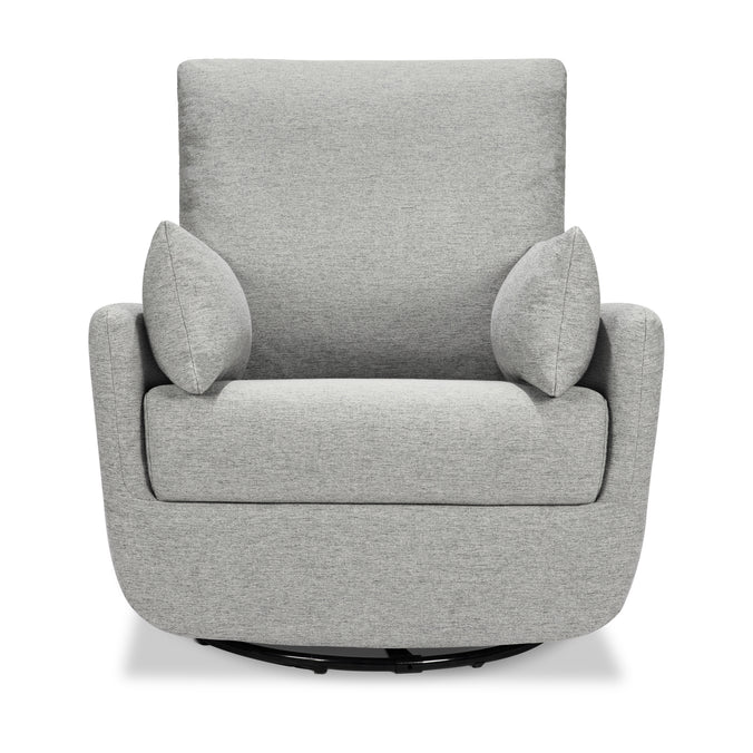 M24587FTG,DaVinci,Juno Swivel Glider in Frost Grey