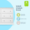 M4426W,DaVinci,DaVinci Signature 6-Drawer Double Dresser in White