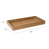 M0219HN,The MDB Family,Universal Removable Changing Tray in Hazelnut Finish