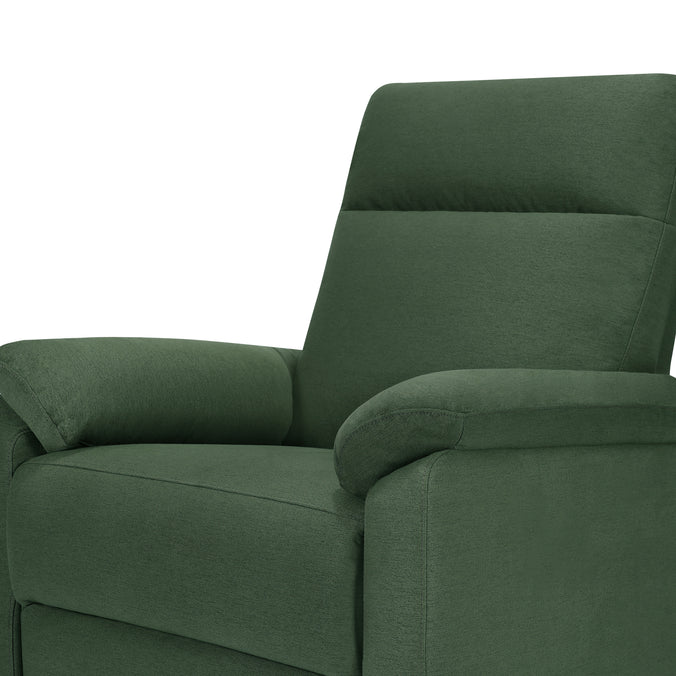 M24387PNG,DaVinci,Suzy Swivel Recliner in Pine Green