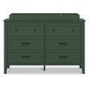 M24726FRGR,DaVinci,Beau 6-Drawer Dresser in Forest Green