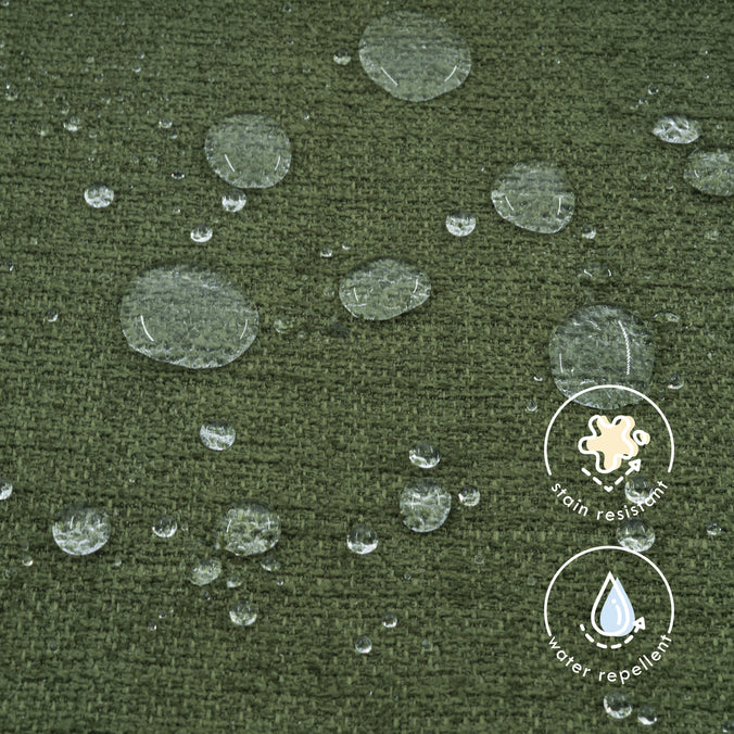 F24687PFGL,Carter's,Ethan Swivel Recliner in Performance Forest Green Linen