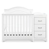 M12881W,DaVinci,Charlie 4-in-1 Convertible Mini Crib & Changer in White