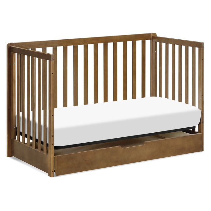 F11951L,Carter's,Colby 4-in-1 Convertible Crib w/ Trundle Drawer in Walnut
