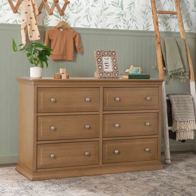 M4426HN,DaVinci,DaVinci Signature 6-Drawer Double Dresser in Hazelnut