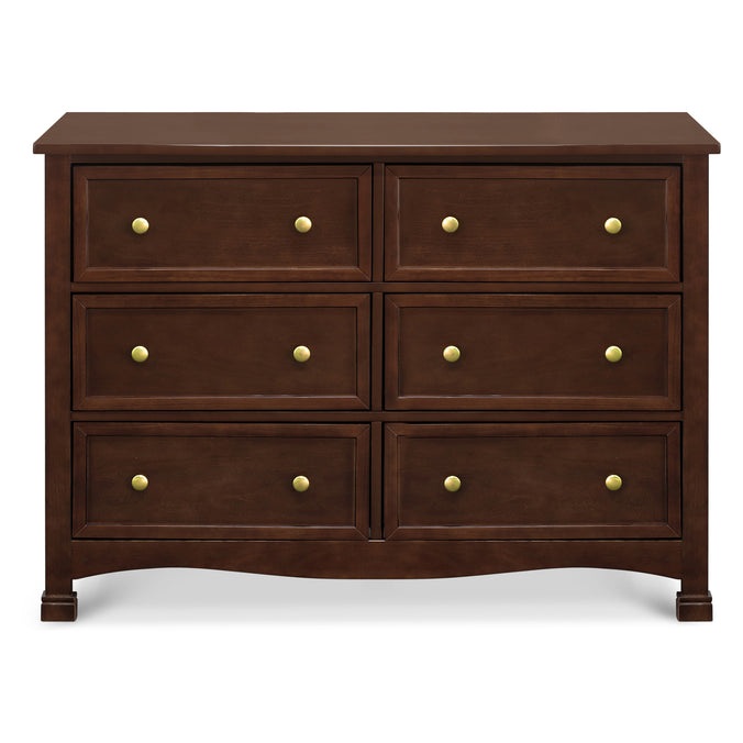 M5529Q,DaVinci,Kalani 6-Drawer Double Wide Dresser in Espresso Finish