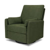 F24687PFGL,Carter's,Ethan Swivel Recliner in Performance Forest Green Linen