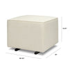 M13985VN,DaVinci,Davinci Universal Gliding Ottoman in Vanilla