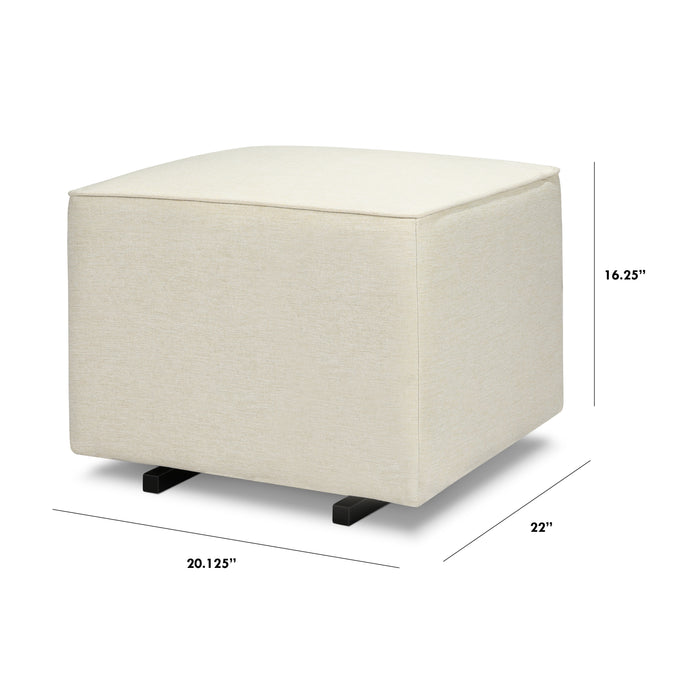 M13985VN,DaVinci,Davinci Universal Gliding Ottoman in Vanilla
